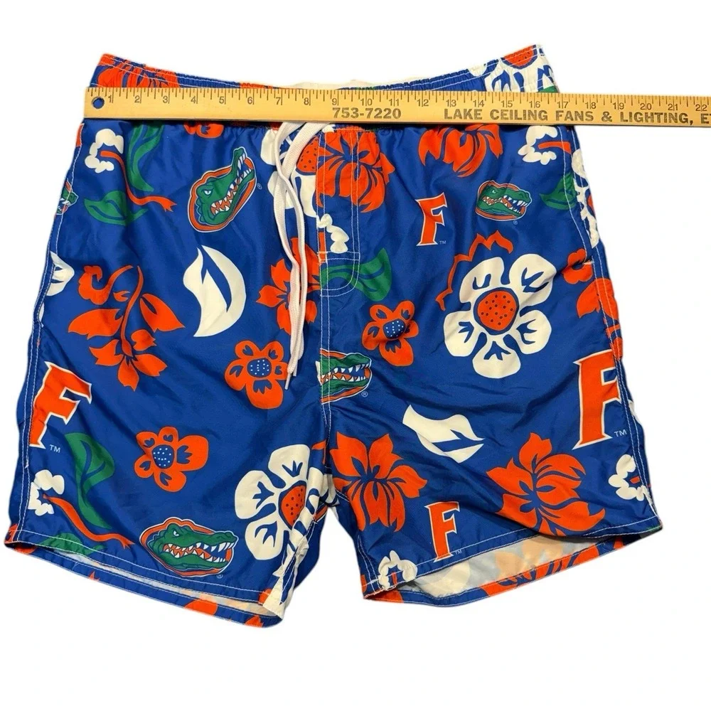 Wes & Willy University Of Florida Gators Floral Swim Trunks